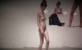 Nudist beach full of naked girls